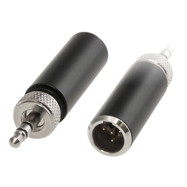 DOSS PD4938 3.5MM TO MINI XLR 4P PLUG CONVERTER SENNHEISER TO SHURE 3.5F TO 4M