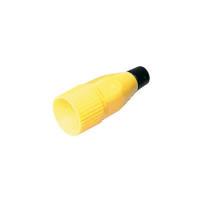 AMPHENOL PD5226 XLR PLASTIC BACKSHELL YELLOW