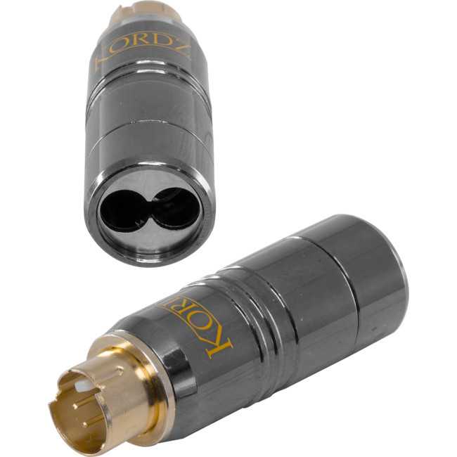 KORDZ KPDPREMSVID 4 PIN PREMIUM MINI DIN S-VIDEO PLUG GOLD