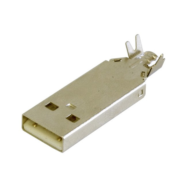 PF0010 USB-A SOLDER TYPE LINE PLUG PP0790