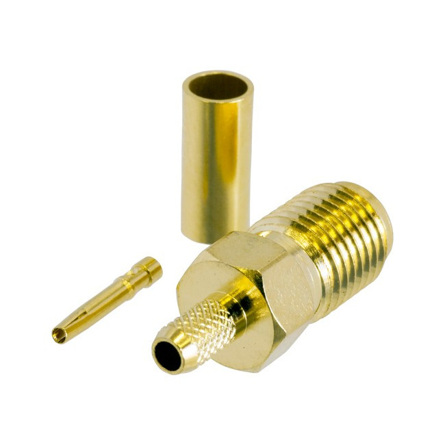 PG1611 SMA INLINE CRIMP SOCKET SUITS RG174U