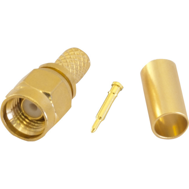 PG1620 SMA INLINE CRIMP PLUG SUITS RG58 AND LL195