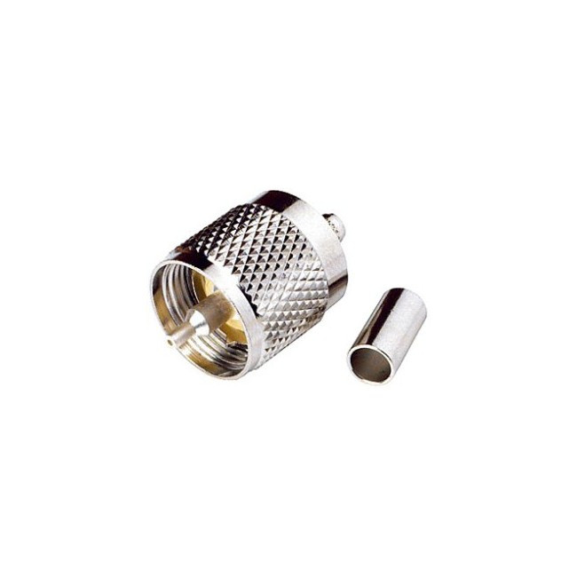 PG1634 UHF RG58U CRIMP PLUG SUITS RG58U PL259
