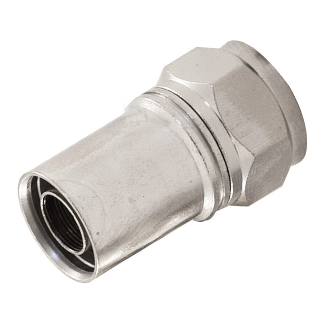 PR1010 F' COMPRESSION RG59 PLUG WITH O-RING SMOOTH