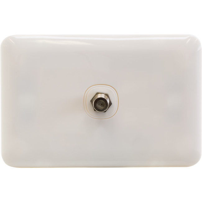 TRANSCO TVFW SUPER SLIM 'F' TV WALL PLATE SOCKET TO SOCKET WAFER SERIES