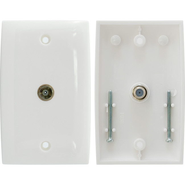 PRO2 PR3835 PAL TO F SOCKET WALL PLATE PAL SOCKET TO 'F' SOCKET TV