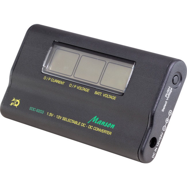 MANSON SDC6203 CAR POWER DC ADAPTER 12V/24V 1.5V - 12V SELECTABLE 2.8A USB