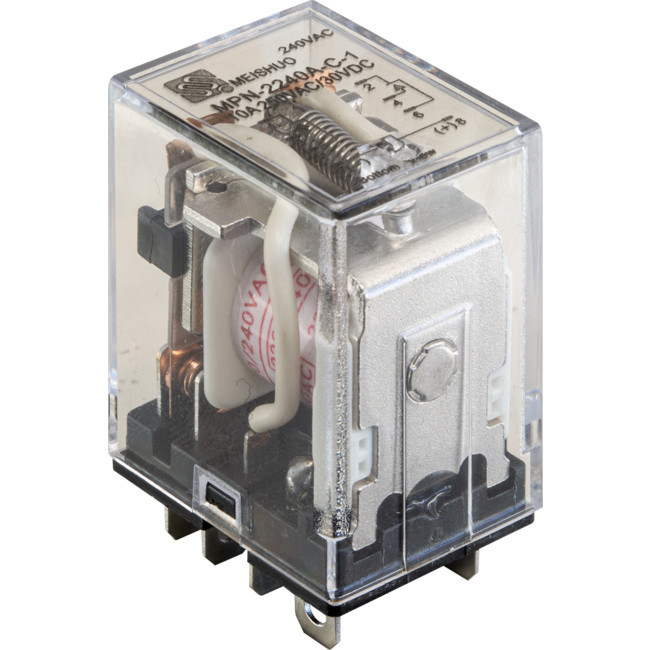 RET208A 240V AC 10A DOUBLE POLE RELAY 10A 250V AC / 30V DC