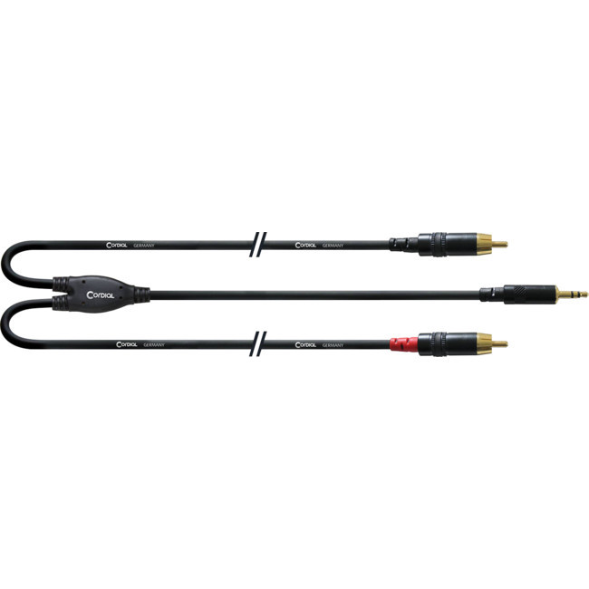 CORDIAL CFY3WCCLONG 3M 3.5MM STEREO - 2x RCA LEAD