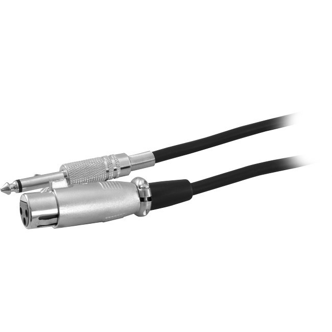 PRO2 LA8012 XLR SOCKET TO 6.3MM PLUG - 5M MONO ADAPTOR LEAD PRO2