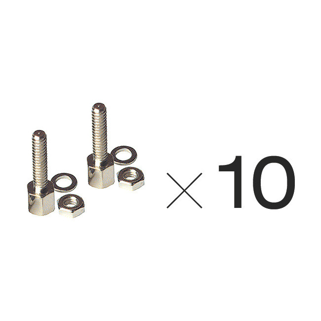 PJ6003 LONG BUSHING 10 PAIRS NUTS M3
