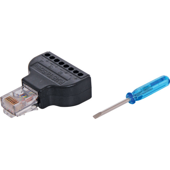 PK4008 RJ45 SCREW TERMINAL MODULAR PLUG 568A WIRING