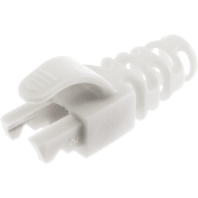 DOSS PK4030 6.5MM WHITE RJ45 RUBBER BOOT FOR CAT5E/6 STYLE B