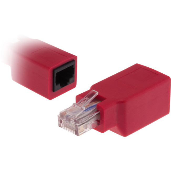 PRO2 PK4045 RJ45 CAT6 CROSSOVER ADAPTOR RED