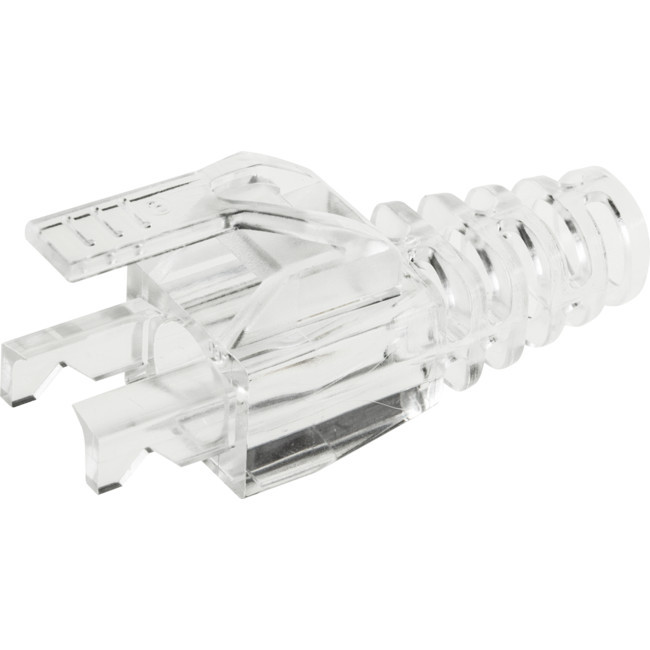T3 PK4075 6.0MM CLEAR RJ45 RUBBER BOOT SUITS CAT5 SNAP PLUG PK OF 100