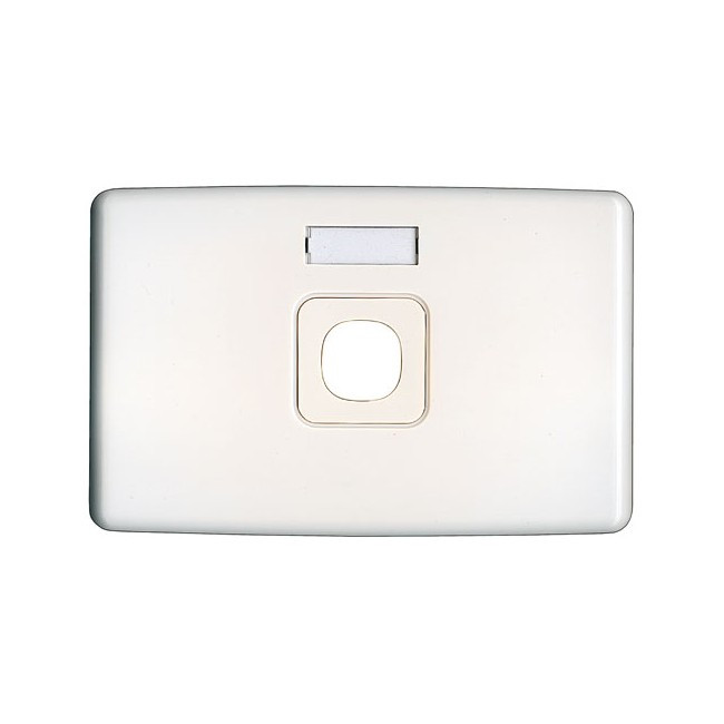 TE PK4551 1 GANG NAME WALL PLATE ID TAG STANDARD DESIGN