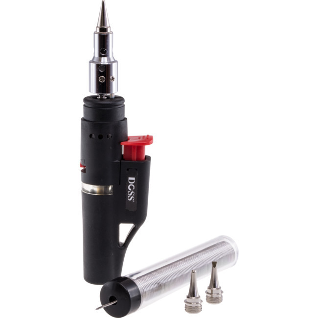 DOSS GS2K 2 IN 1 GAS SOLDERING IRON KIT SOLDERING HOT AIR BLOWER 2IN1