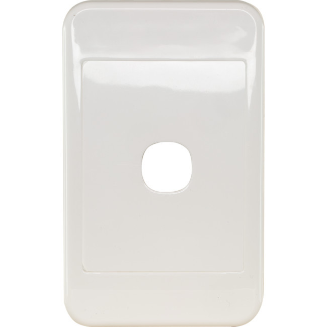 CLIPSAL PK4591 1 GANG WALL PLATE WHITE CLIPSAL 2000 SERIES