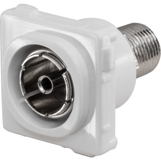 PRO2 PK4642 PAL SOCKET TO 'F' SOCKET INSERT TO SUIT CLIPSAL