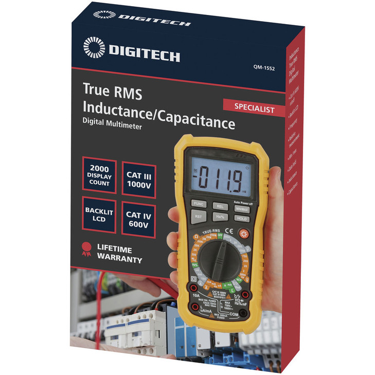 DIGITECH True RMS Inductance Capacitance DMM