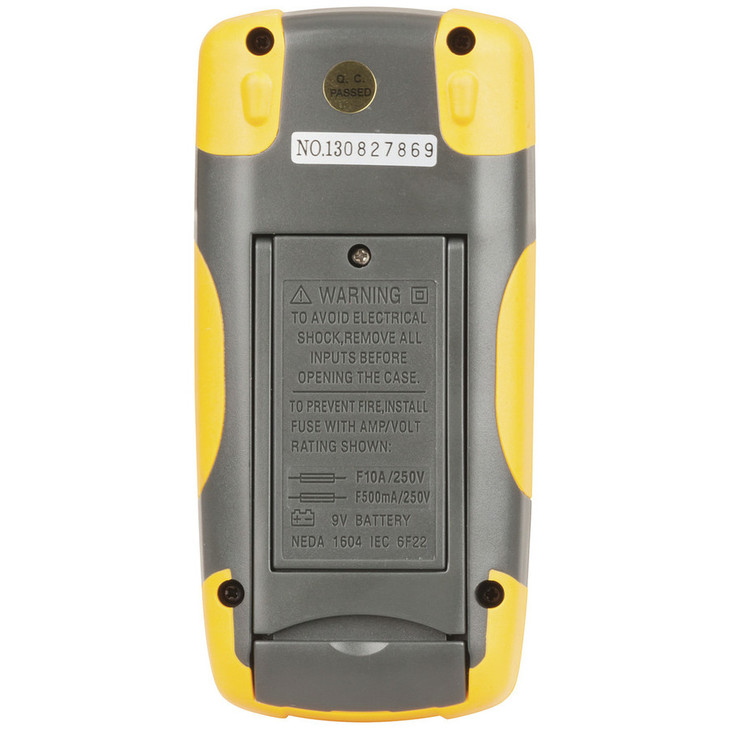 DIGITECH Cat III True RMS Autoranging 4000 Count DMM with Temperature