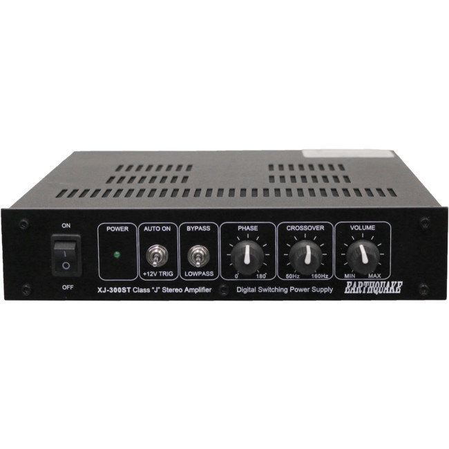 EARTHQUAKE XJ300ST 300W MONO OR STEREO AMPLIFIER 12V TRIGGER