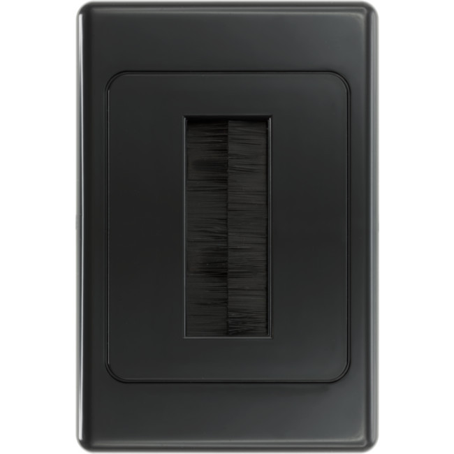 PRO2 PRO1272B BLACK BRUSH WALL PLATE SUITS CLIPSAL