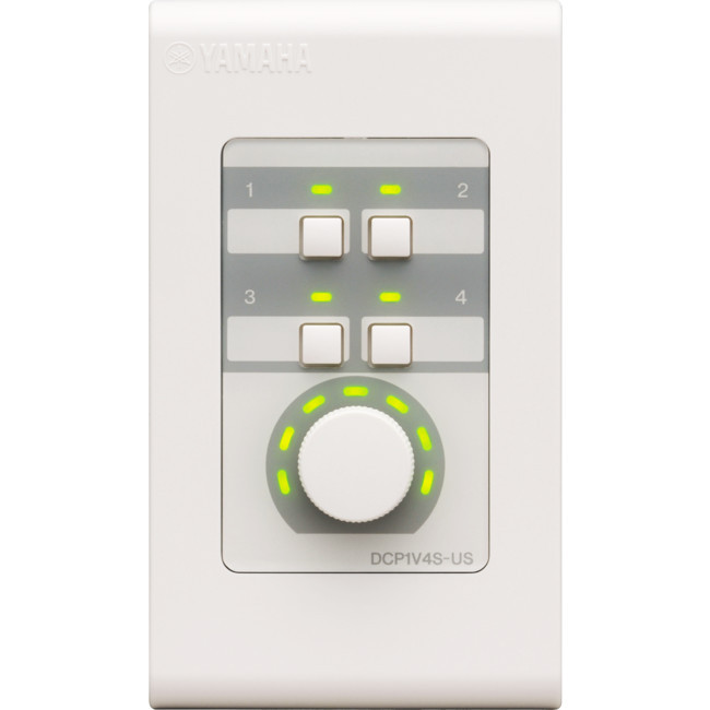 YAMAHA DCP1V4S WALL MOUNT CONTROL PANEL 1 X ROTARY 4 X SWITCH