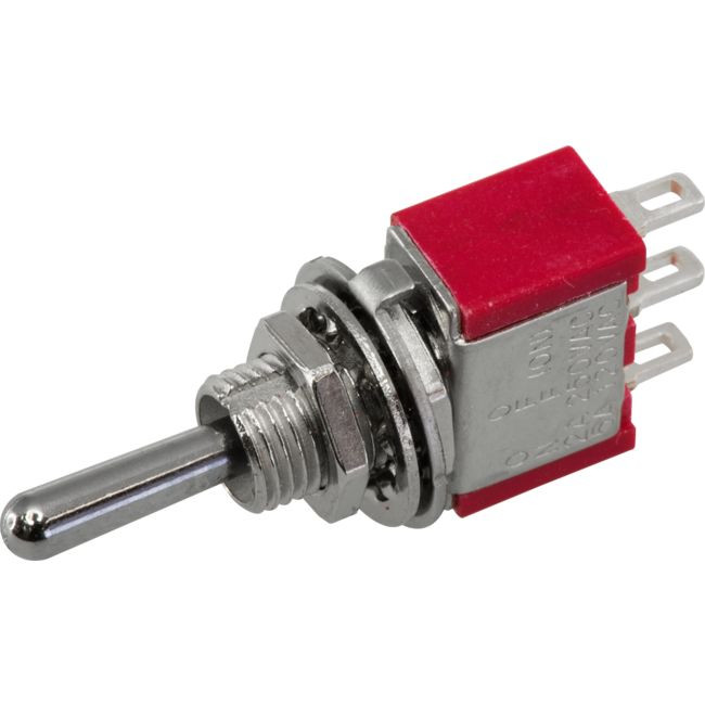 ST2065 MINI TOGGLE SWITCH SPDT-CO MOM - OFF - MOM
