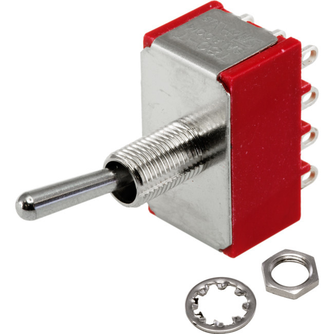 ST3501 4 POLE TOGGLE SWITCH WITH NUT AND WASHER