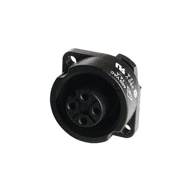 AMPHENOL PW4454 4 PIN IP67 POWER PANEL SOCKET WEATHER PROOF AMPHENOL