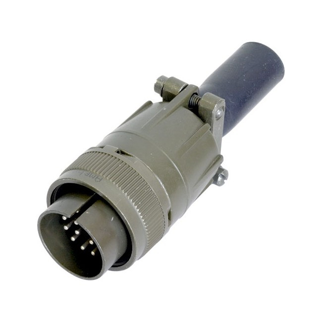 PW4675 17 PIN INLINE PLUG MS97 MILITARY STYLE