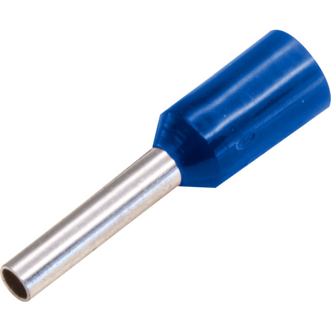CABAC BLP075-100 BOOT LACE PIN BLUE 100PK WIRE SIZE 0.75MM SQUARED