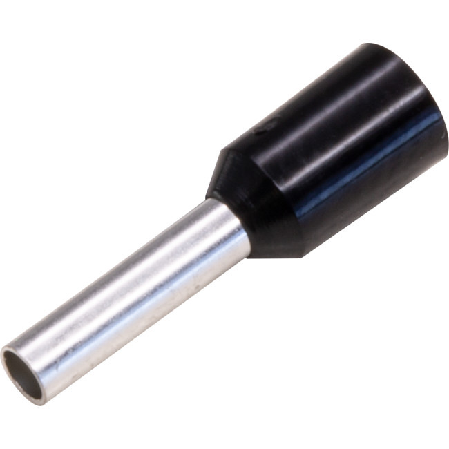CABAC BLP150-100 BOOT LACE PIN BLACK 100PK WIRE SIZE 1.5MM SQUARED