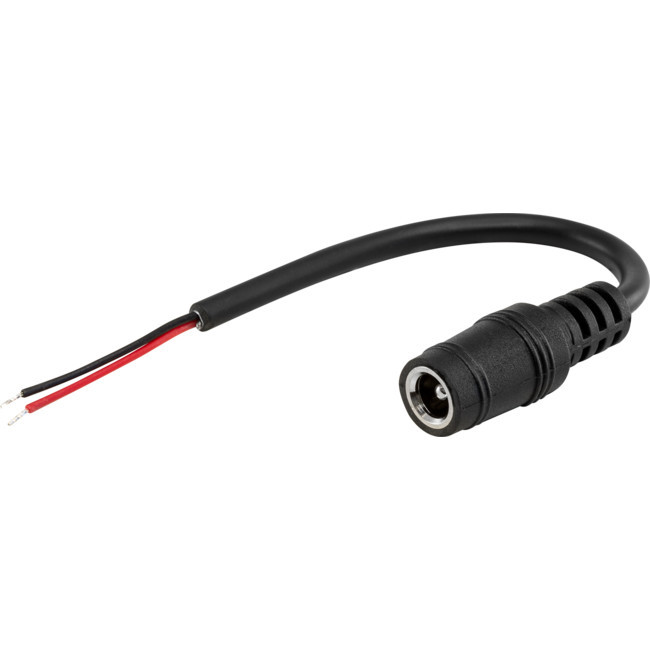 PW8197 2.1MM DC POWER SOCKET LEAD BARE END SOCKET LEAD