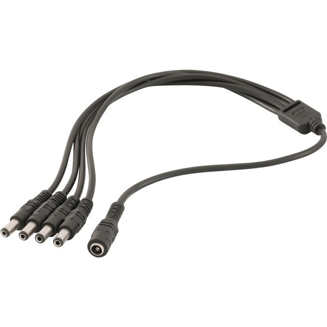 DOSS PW8204 2.1MM SOCKET TO 4X2.1MM PLUGS DC DISTRIBUTION LEAD 2.1X4