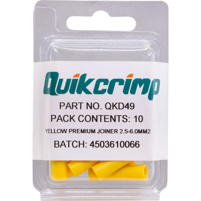 QUIKCRIMP QKD49 ILS6 / 10PK SPLICE TERMINALS QUICKCRIMP