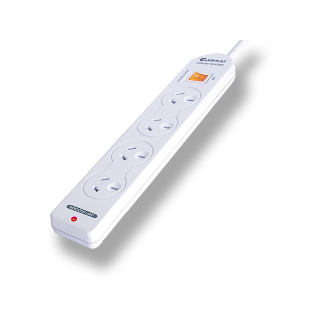 SANSAI PAD131P 4 WAY POWERBOARD MASTER SWITCH OVERLOAD PROTECTION
