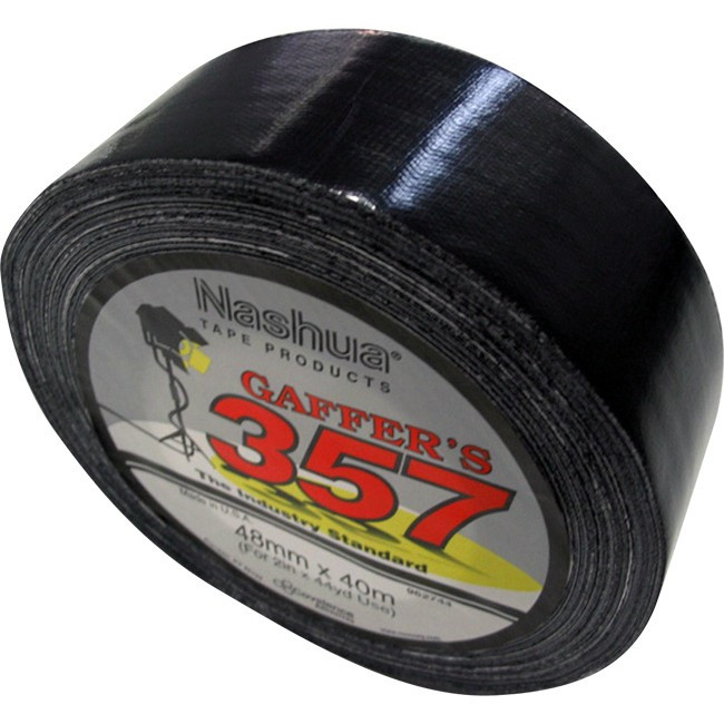 NASHUA 357GTB-40 40MT X 48MM GAFFER TAPE BLACK