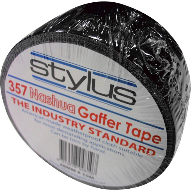 NASHUA 357A-10 10MT X 48MM GAFFER TAPE BLACK
