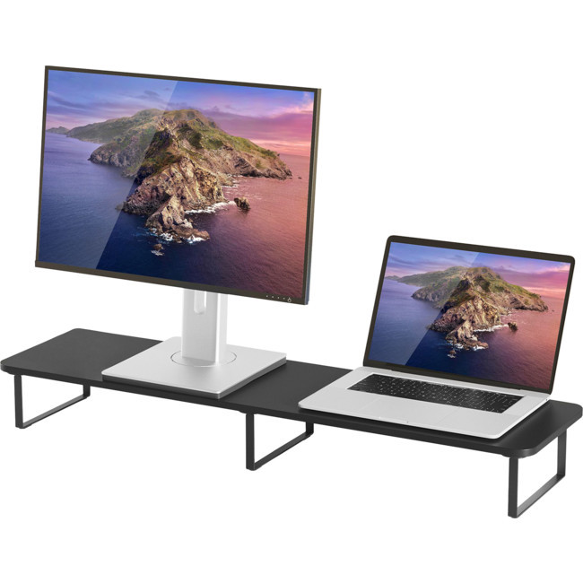 MBEAT MSTD03 DUAL MONITOR RISER BLACK ACTIVIVA