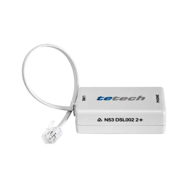 TE DSL002/2+ ADSL2+ INLINE FILTER ONLY TELSTRA CERTIFIED TEL1196