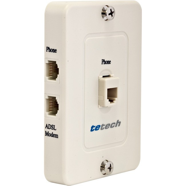TE DSL018/2+ ADSL2+ WALL MOUNT SPLITTER AND PHONE FILTER TEL1200