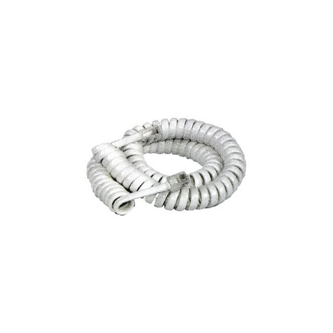 CC0020B/IVY 5M IVORY HANDSET CURLY CORD TEL4501