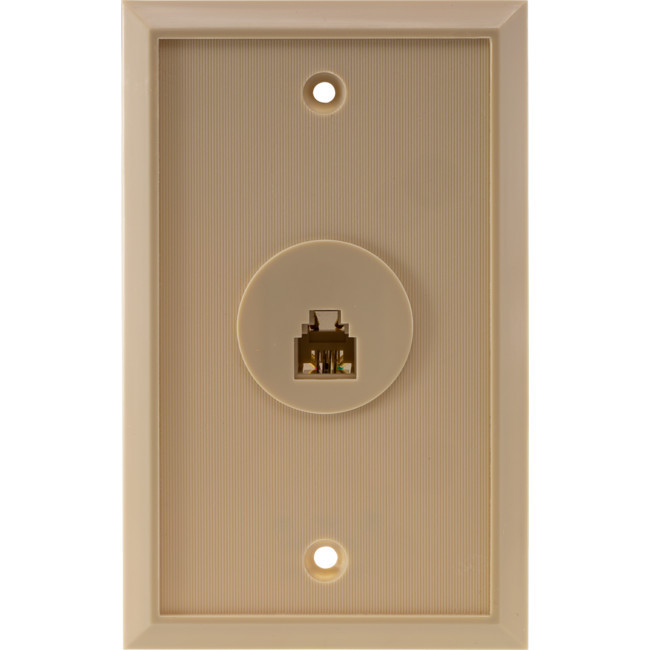 WP164B\IVY MODULAR TELEPHONE WALL PLATE