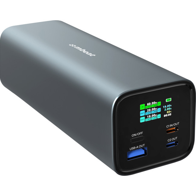 MBEAT PBUC27000 27000 MAH USB-C 140W PD POWER BANK GORILLA POWER