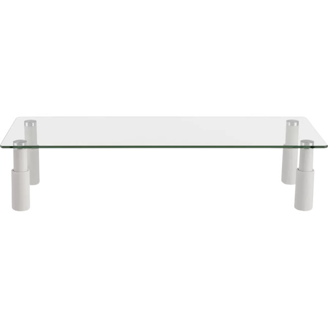 ERGOVIDA ESS101 GLASS MONITOR DESK RISER RECTANGULAR