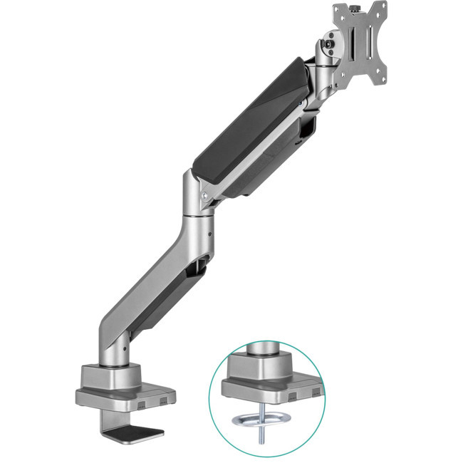 MBEAT SGS01Y HEAVY-DUTY GAS SPRING SINGLE MONITOR ARM ACTIVIVA