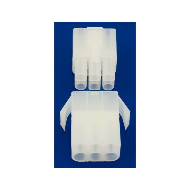 QUIKCRIMP 6007-6 6007 SERIES 6 WAY PLUG AND SOCKET SET PLASTIC 6 PIN