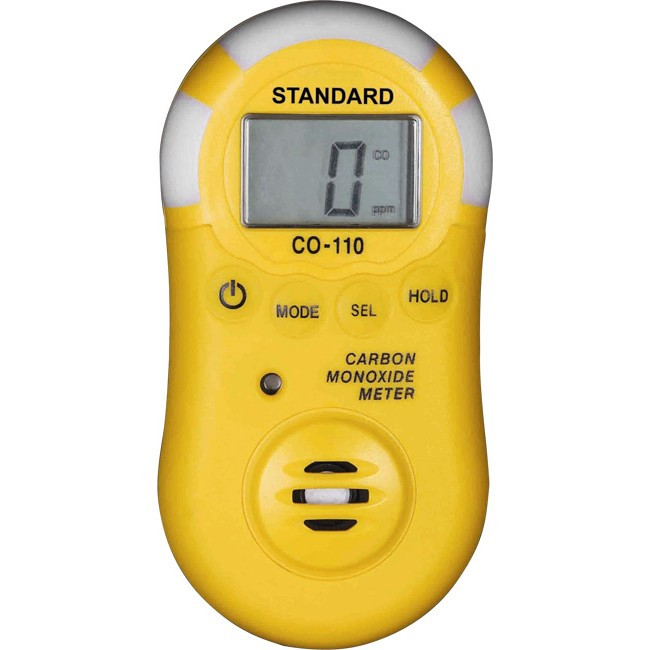 STANDARD CO110 CARBON MONOXIDE METER 0-1000PPM RANGE BEEP ABOVE 200